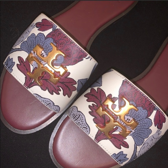 Brand New Tory Burch Ines Slides in a size 10M - Picture 2 of 4